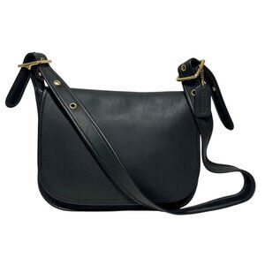 Coach Black Leather Vintage Y2K Patricia's Legacy Crossbody Bag